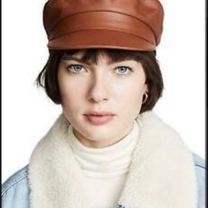 Janessa Leone’ Leather Cap